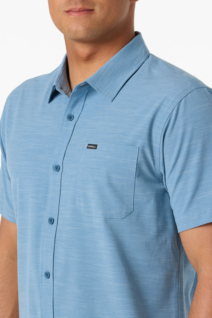 UPF Slub Solid Standard Fit Shirt - Captain'S Blue | O'Neill