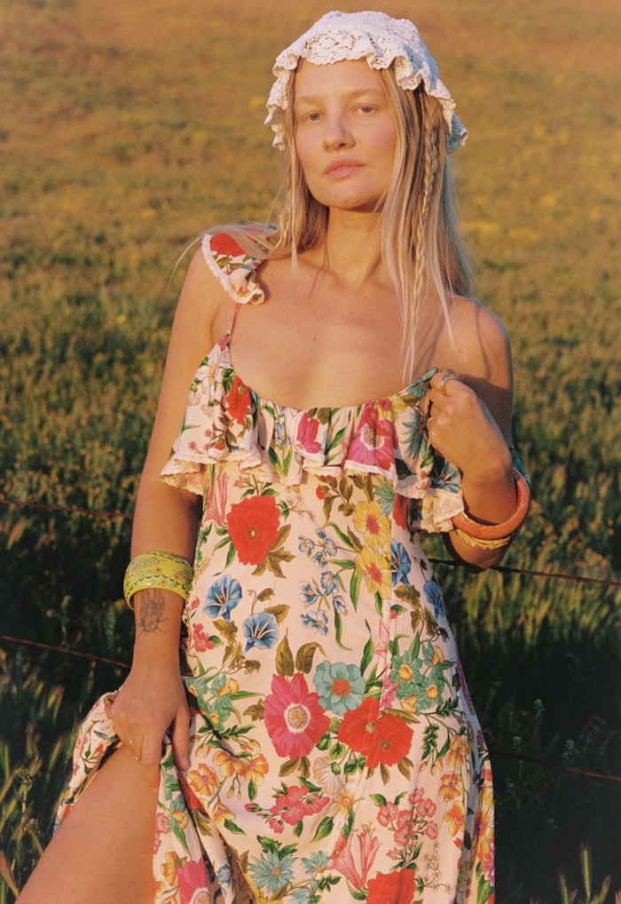 Valley of the Dolls Strappy Gown Dress