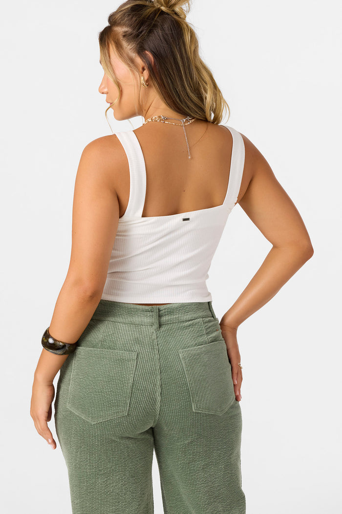 Vanessa Solid Sleeveless Top - Winter White | O'Neill