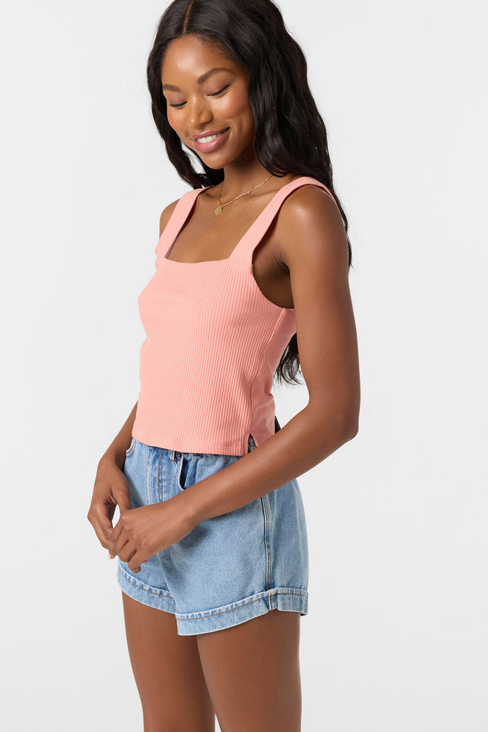 Vanessa Solid Sleeveless Top - Coral Haze | O'Neill