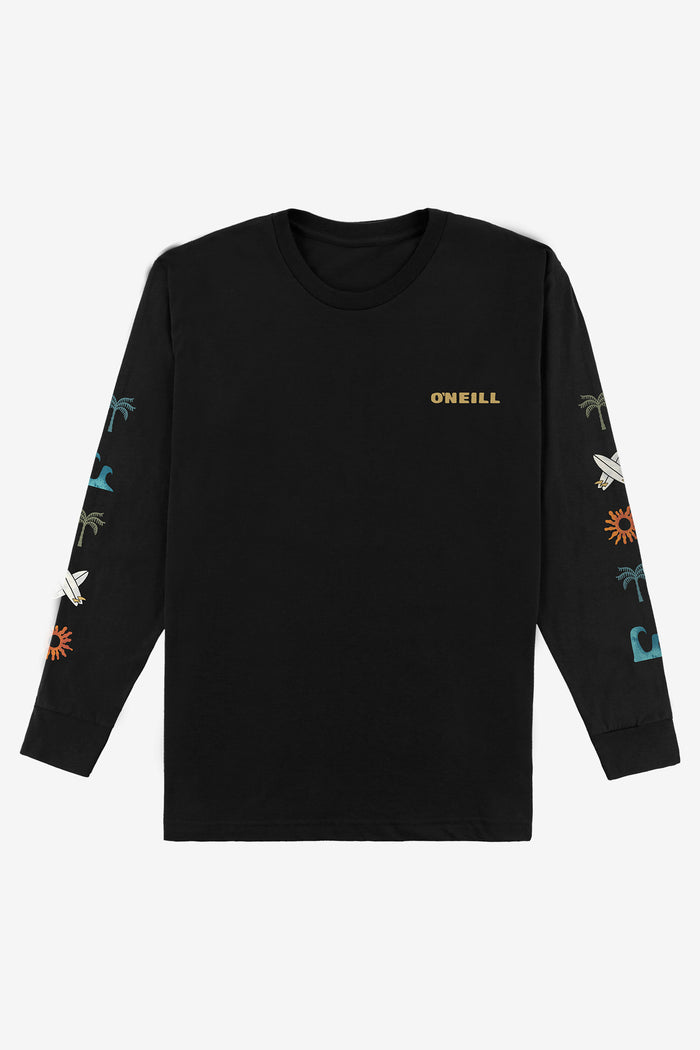Vibez Long Sleeve Standard Fit Long Sleeve Tee - Black | O'Neill
