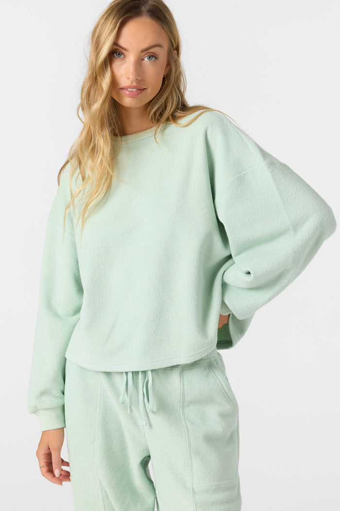 Wavelength Crew Neck Fleece - Seafoam | O'Neill