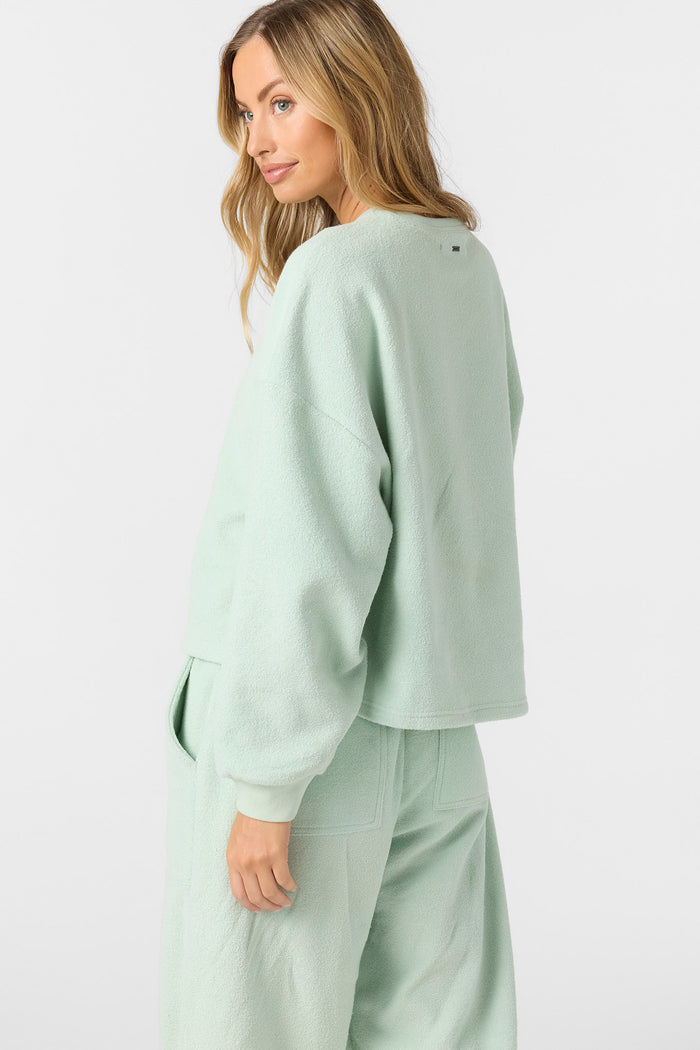 Wavelength Crew Neck Fleece - Seafoam | O'Neill