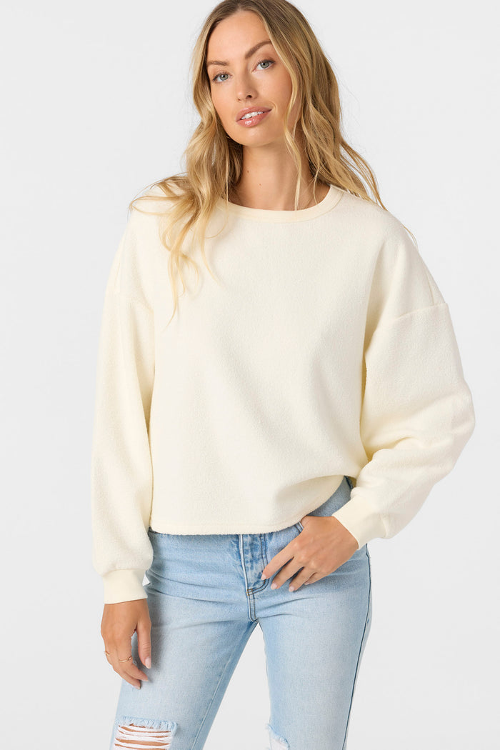 Wavelength Crew Neck Fleece - Winter White | O'Neill