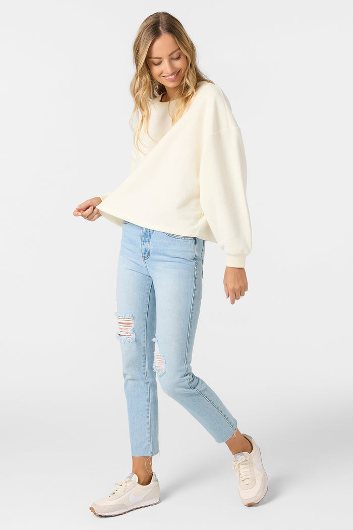 Wavelength Crew Neck Fleece - Winter White | O'Neill