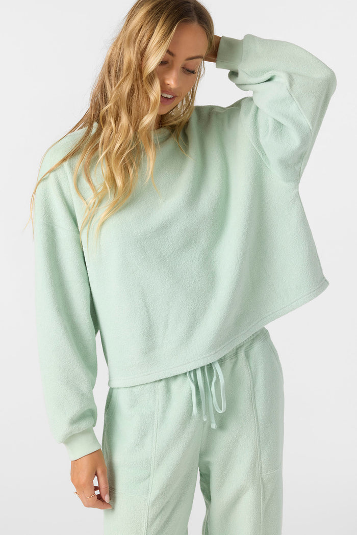 Wavelength Crew Neck Fleece - Seafoam | O'Neill