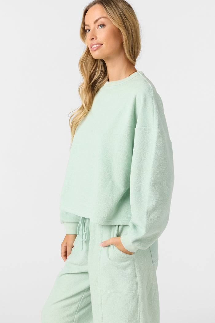 Wavelength Crew Neck Fleece - Seafoam | O'Neill