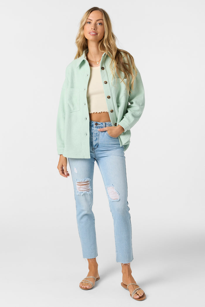 Wavelength Fleece Jacket - Seafoam | O'Neill