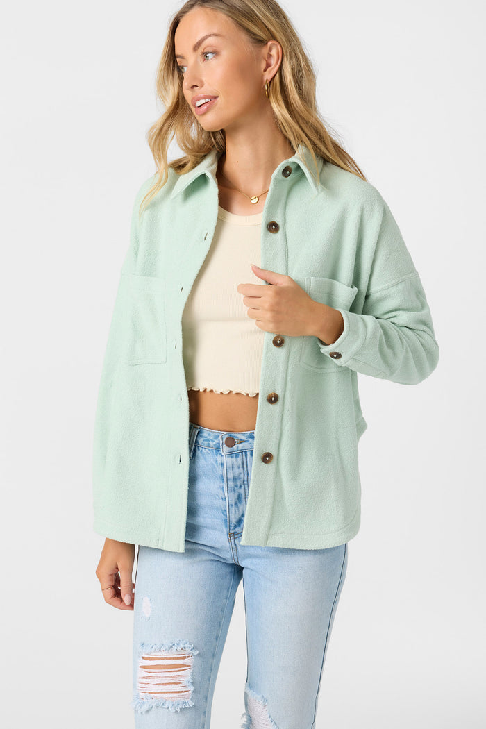 Wavelength Fleece Jacket - Seafoam | O'Neill