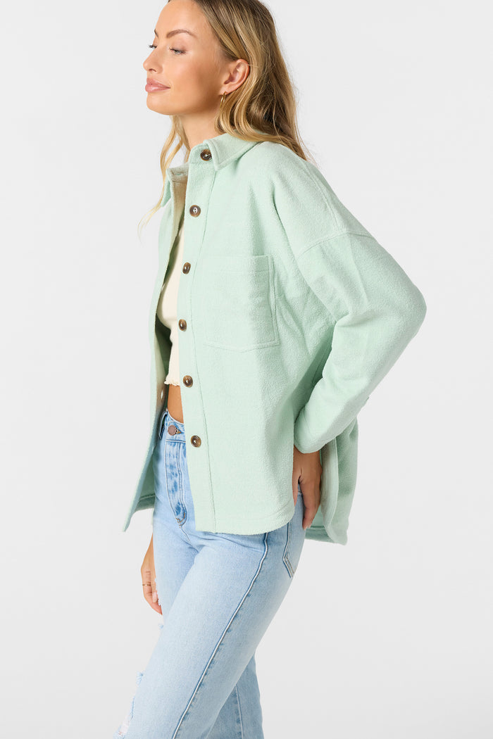Wavelength Fleece Jacket - Seafoam | O'Neill