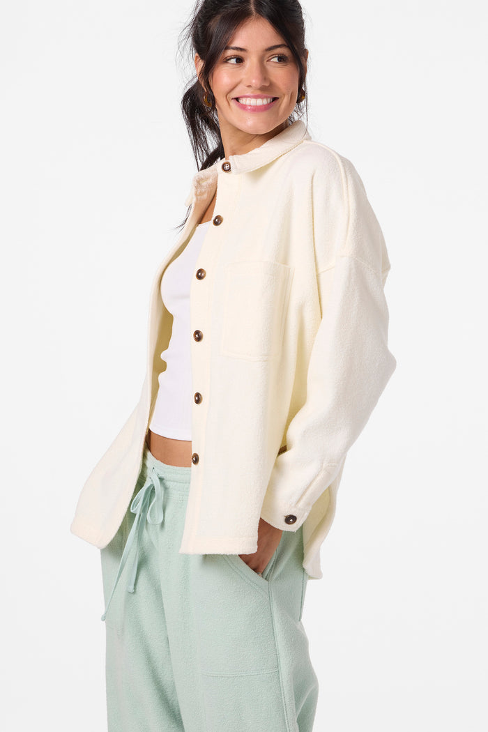 Wavelength Fleece Jacket - Winter White | O'Neill