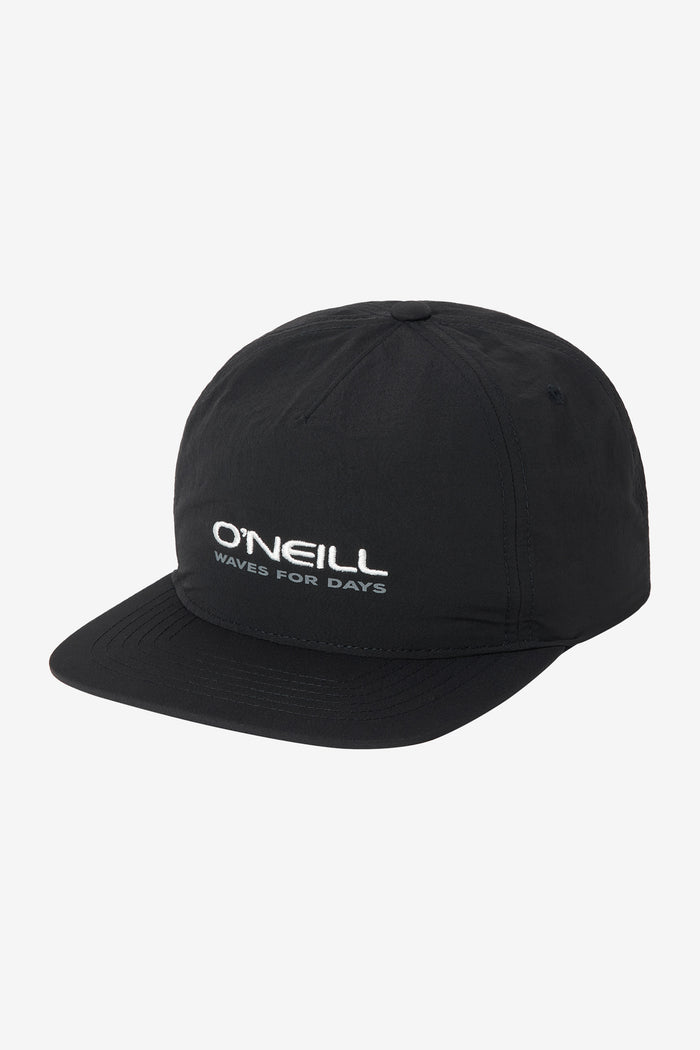 Wavy Days Snapback Hat - Black | O'Neill