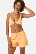 Wedge 4.5" Elastic Boardshorts - Neon Apricot Nectar | O'Neill