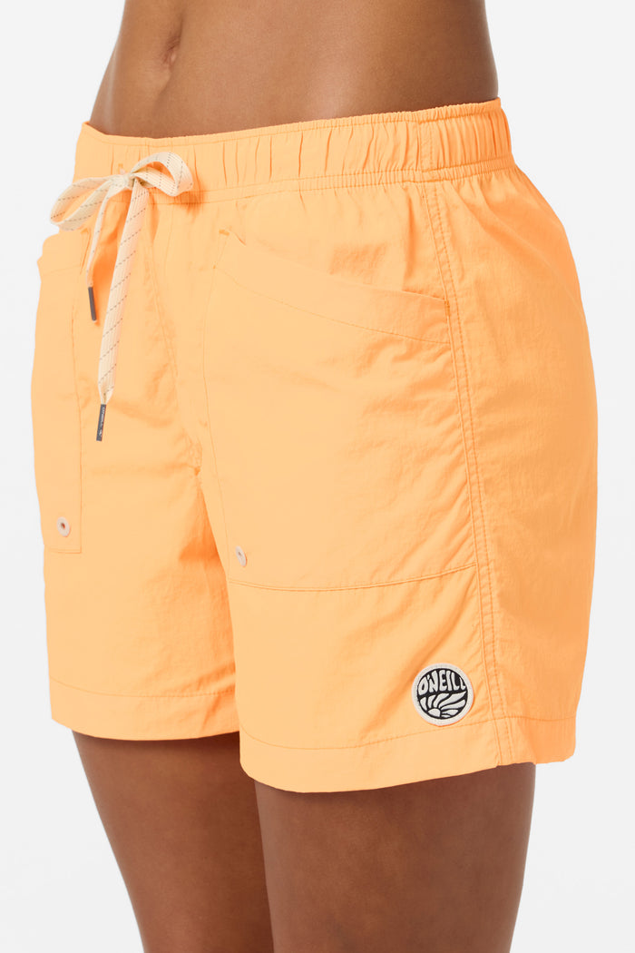 Wedge 4.5" Elastic Boardshorts - Neon Apricot Nectar | O'Neill