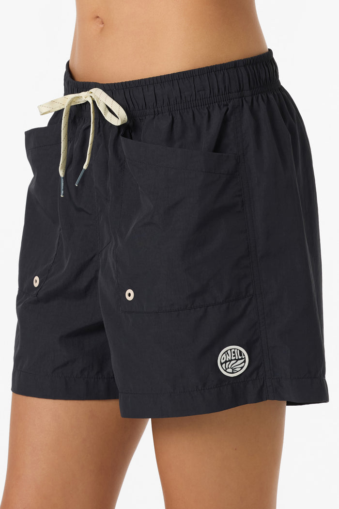 Wedge 4.5" Elastic Boardshorts - Black | O'Neill
