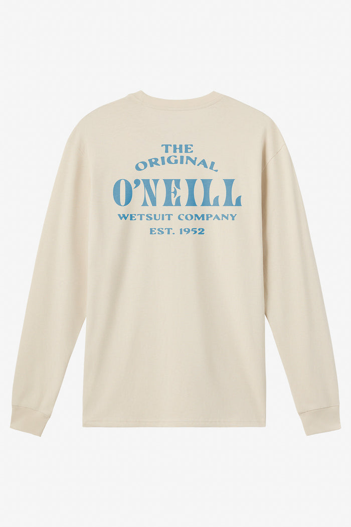 Wedges Standard Fit Long Sleeve Tee - Lt Khaki | O'Neill