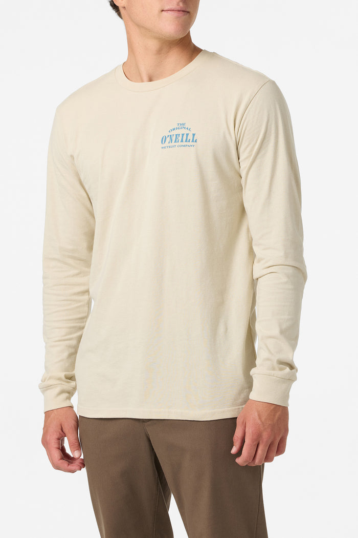 Wedges Standard Fit Long Sleeve Tee - Lt Khaki | O'Neill