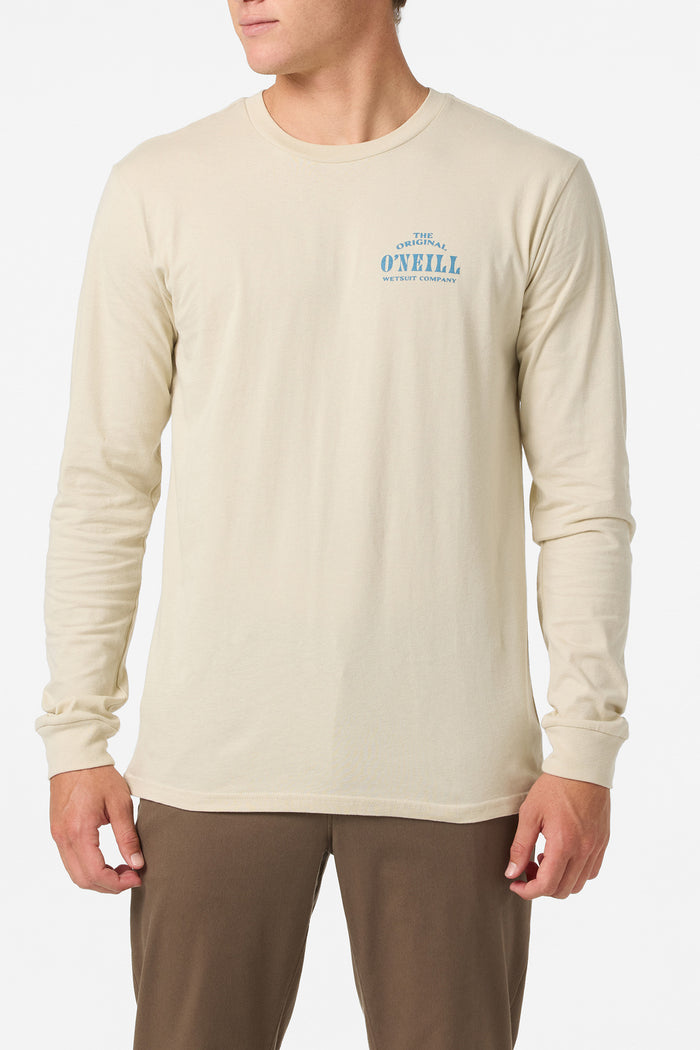 Wedges Standard Fit Long Sleeve Tee - Lt Khaki | O'Neill