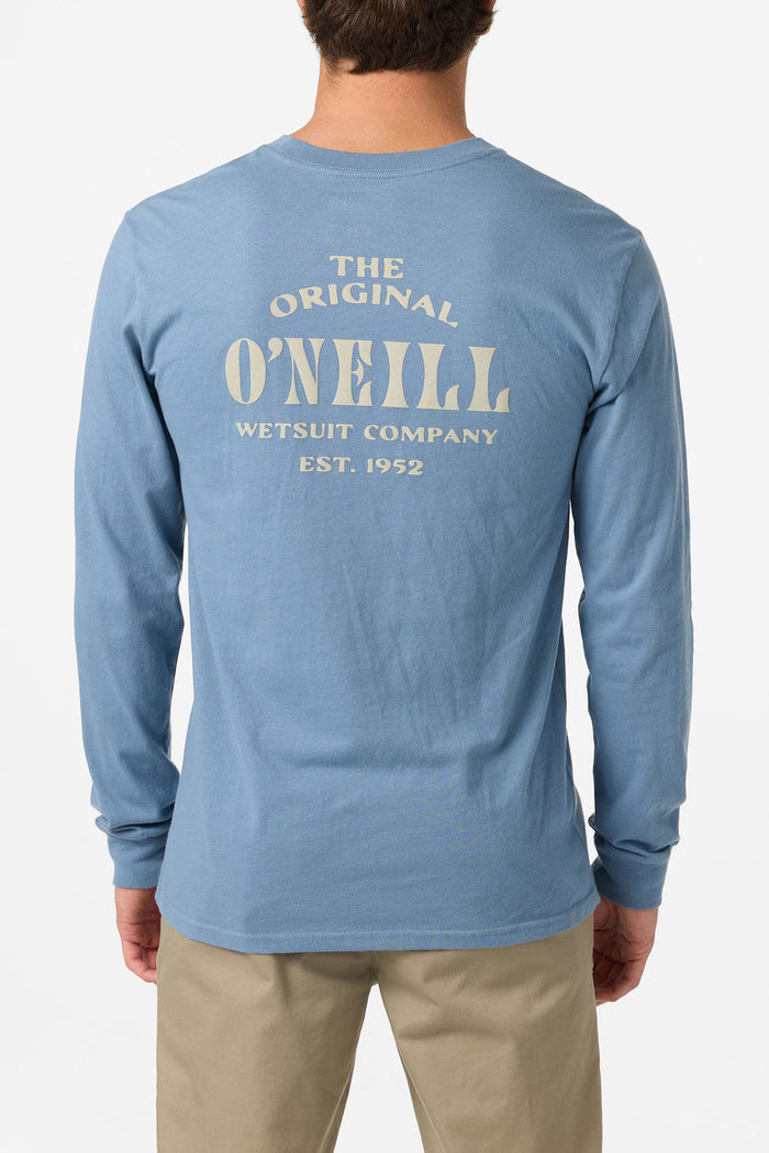 Wedges Standard Fit Long Sleeve Tee - Blue Mirage | O'Neill