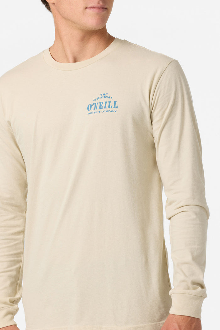 Wedges Standard Fit Long Sleeve Tee - Lt Khaki | O'Neill