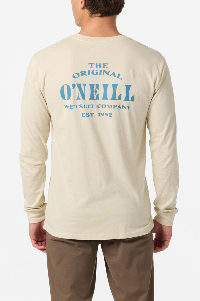 Wedges Standard Fit Long Sleeve Tee - Lt Khaki | O'Neill