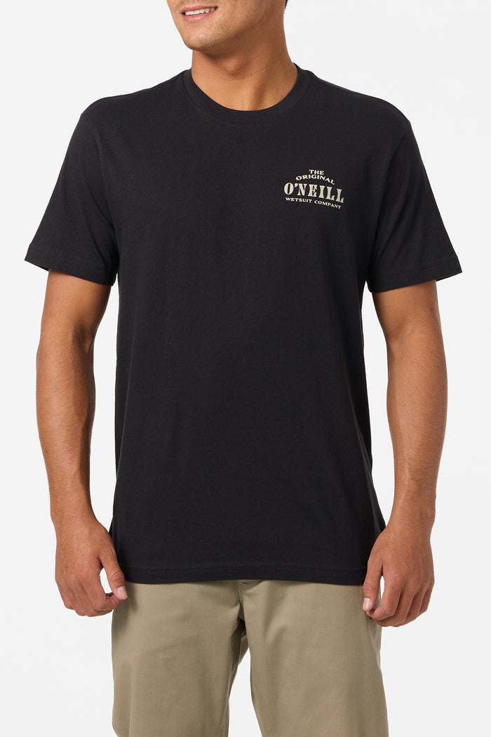 Wedges Standard Fit Tee - Black | O'Neill