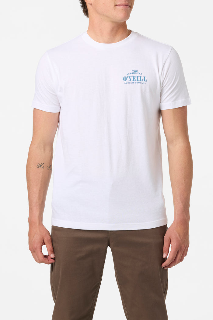 Wedges Standard Fit Tee - White | O'Neill