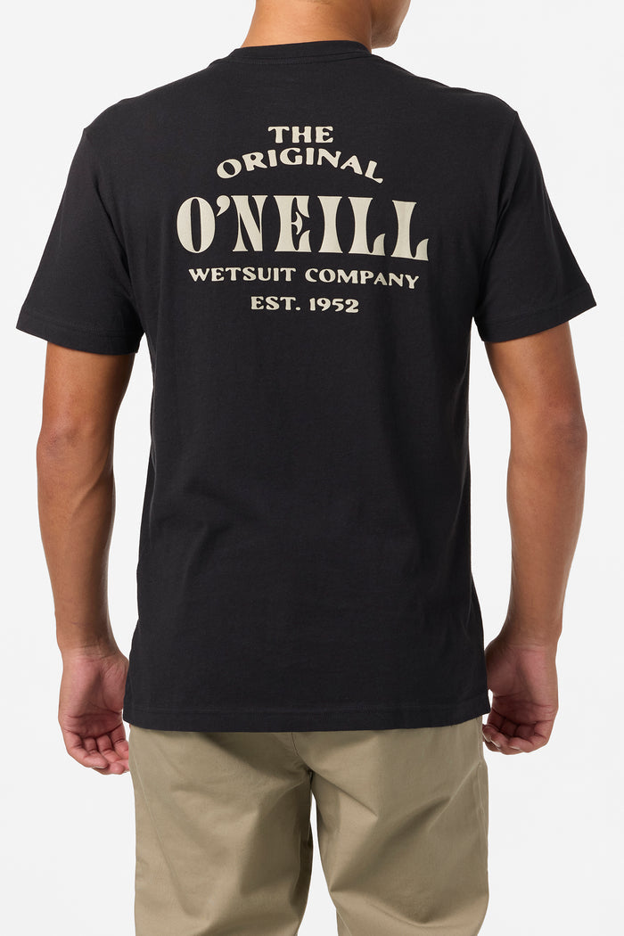 Wedges Standard Fit Tee - Black | O'Neill
