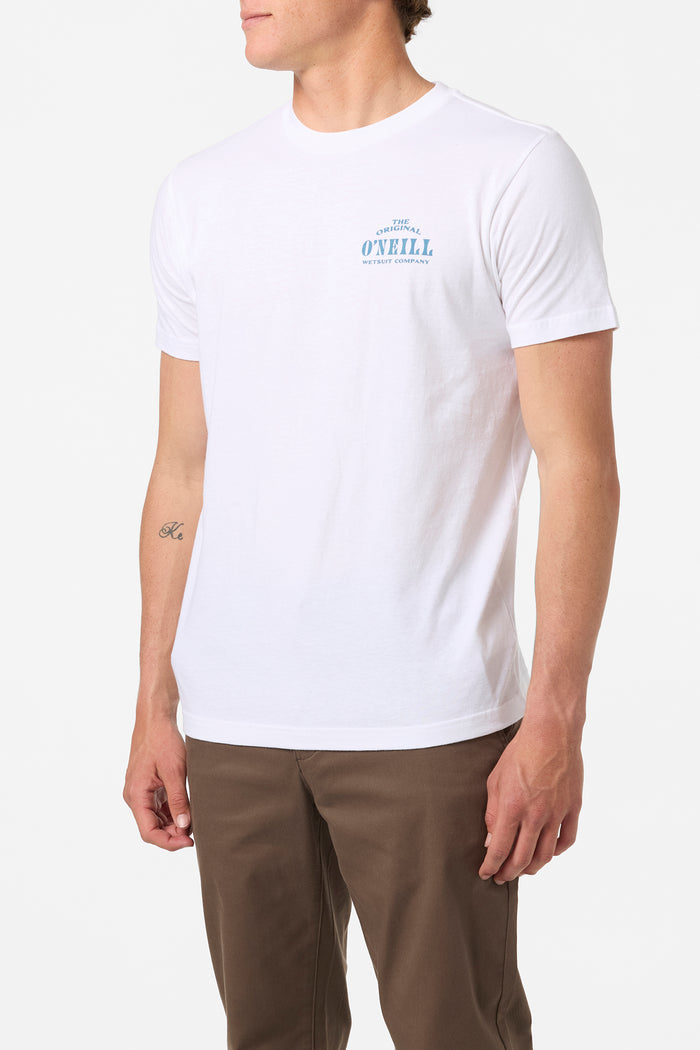 Wedges Standard Fit Tee - White | O'Neill