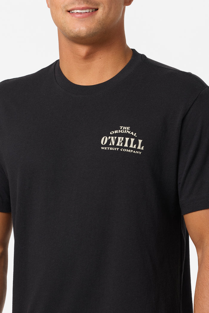 Wedges Standard Fit Tee - Black | O'Neill
