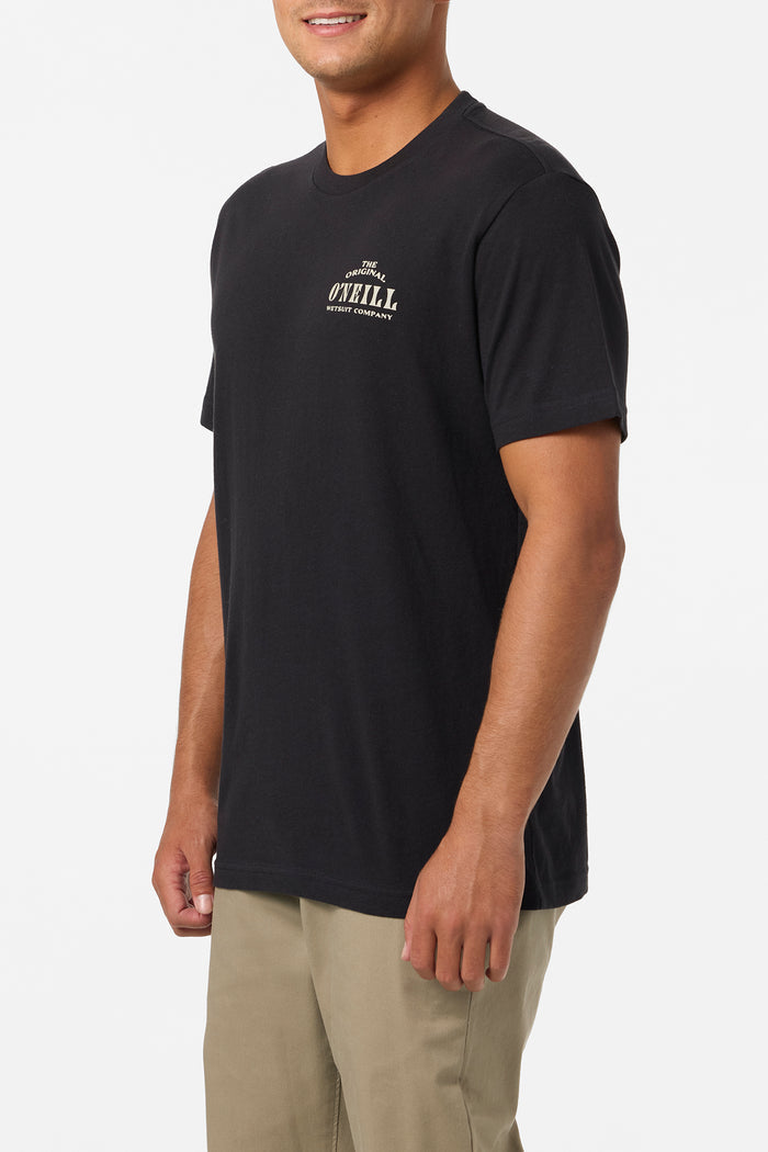 Wedges Standard Fit Tee - Black | O'Neill