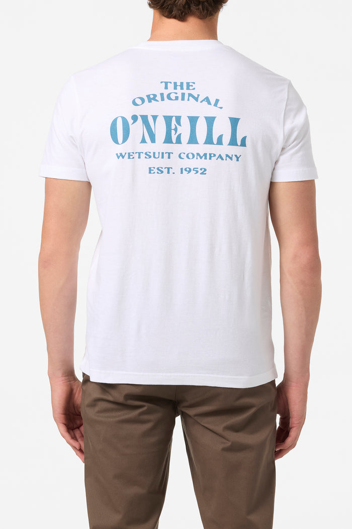 Wedges Standard Fit Tee - White | O'Neill