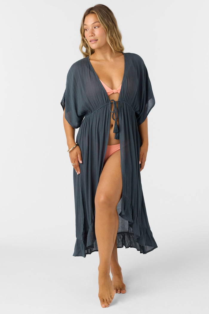 Wilder Midi Cover-Up Dress - Slate | O'Neill