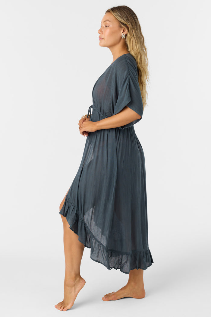 Wilder Midi Cover-Up Dress - Slate | O'Neill