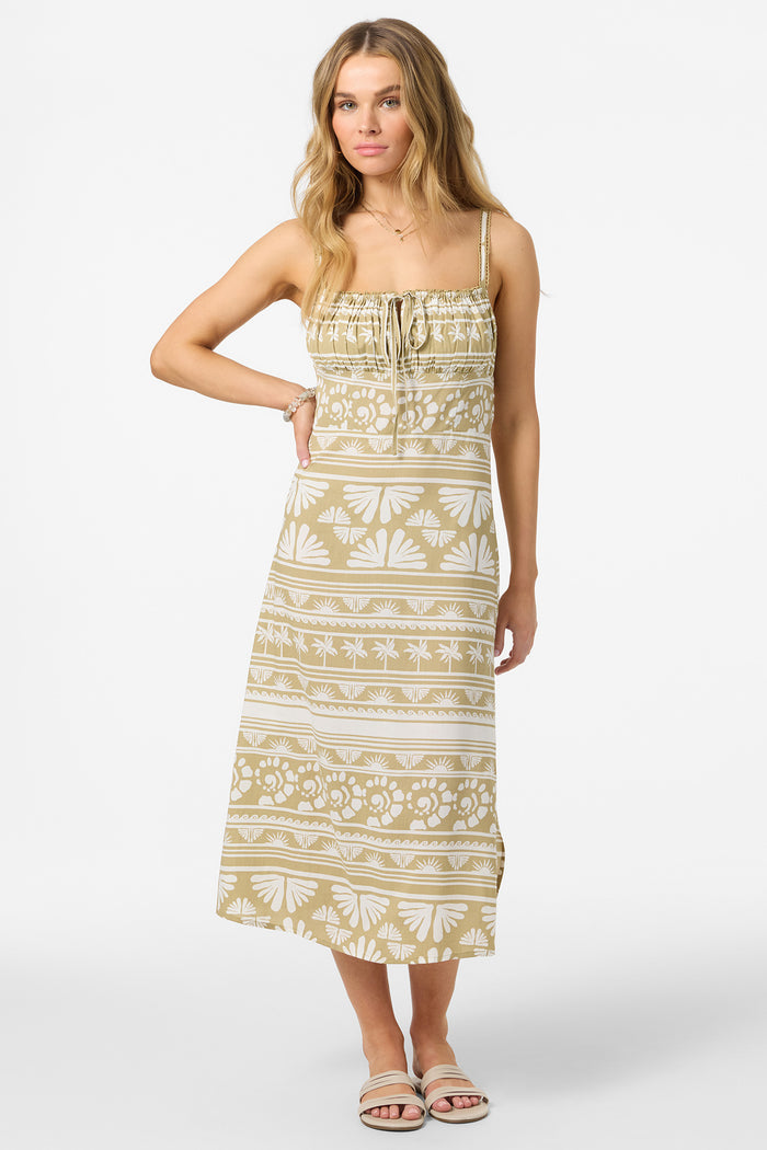 Wiley Abstract Dress Midi Dress - Twill | O'Neill