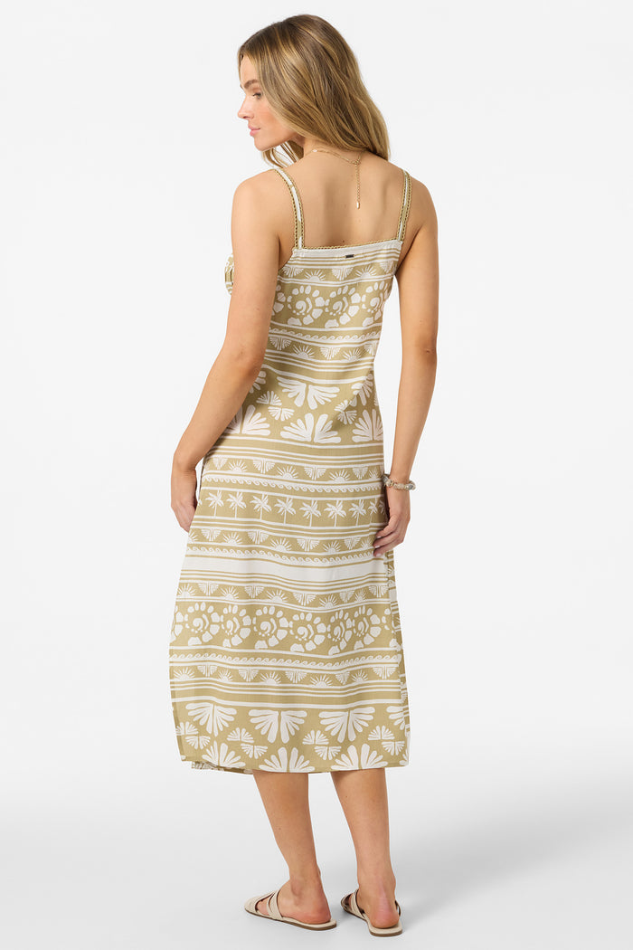 Wiley Abstract Dress Midi Dress - Twill | O'Neill