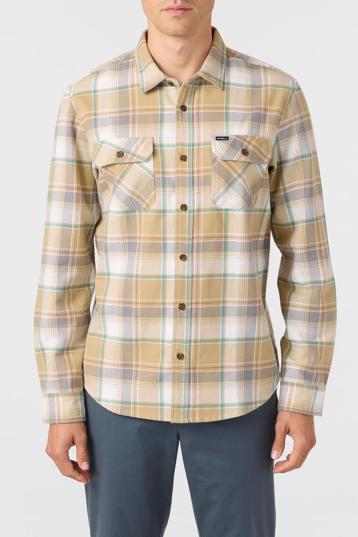 Winslow Plaid Flannel Standard Fit Long Sleeve Shirt - Twill | O'Neill