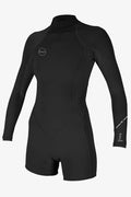 Women's Bahia 2/1Mm Back Zip L/S Spring Wetsuit - Blk/Blk/Blk | O'Neill