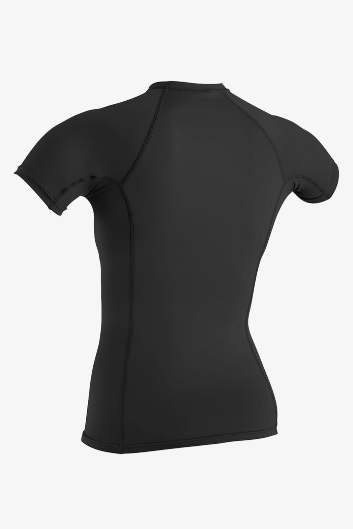 Women's Basic 50+ S/S Rash Guard - Black | O'Neill