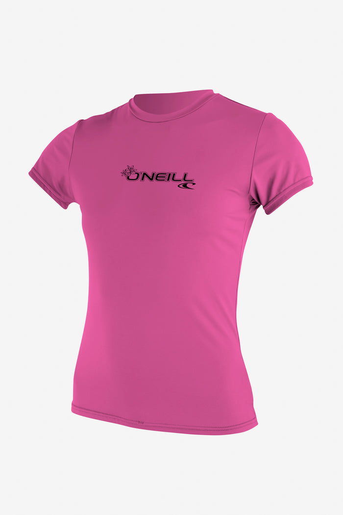 Women's Basic S/S Sun Shirt - Fox Pink | O'Neill