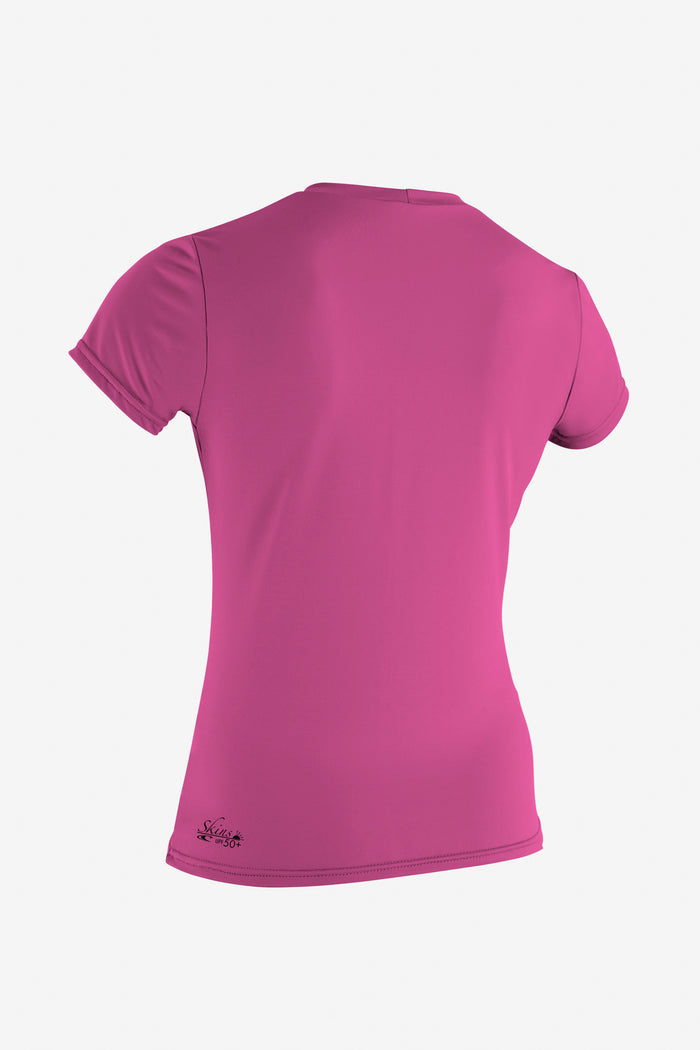 Women's Basic S/S Sun Shirt - Fox Pink | O'Neill