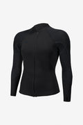 Women's Hyperfreak 2mm Front Zip Jacket - Blk/Blk | O'Neill
