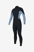 Women's Hyperfreak 3/2mm+ Chest Zip Full Wetsuit - Carbon/Fad | O'Neill
