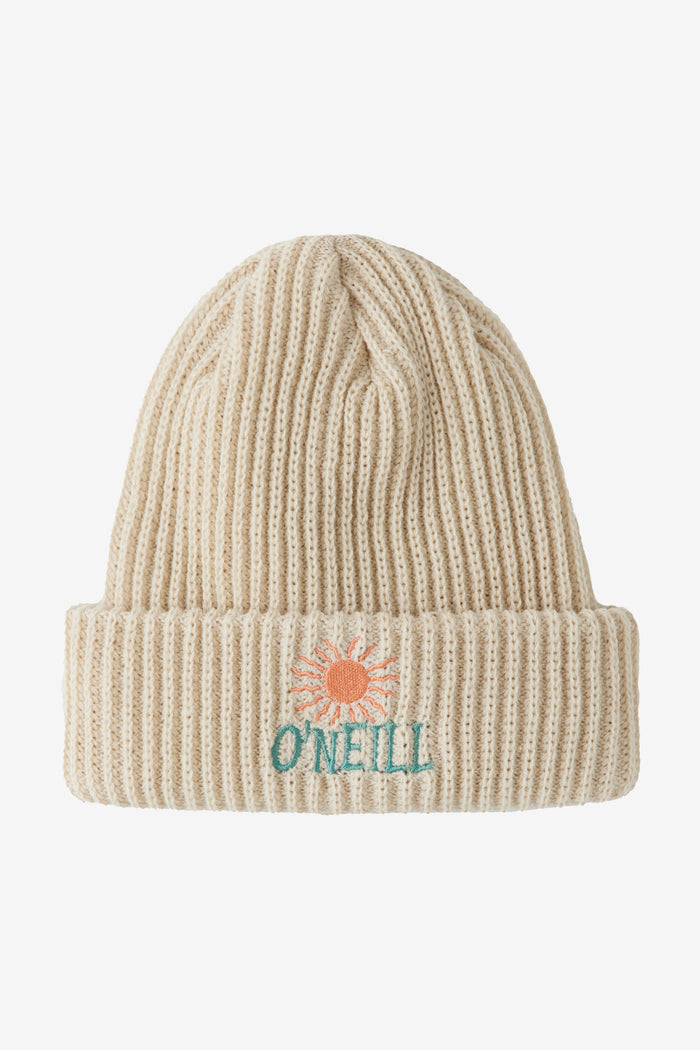 Women's Market Embroidery Beanie - Cement | O'Neill