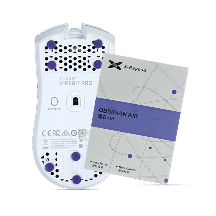 X-Raypad Obsidian Air Mouse Skates
