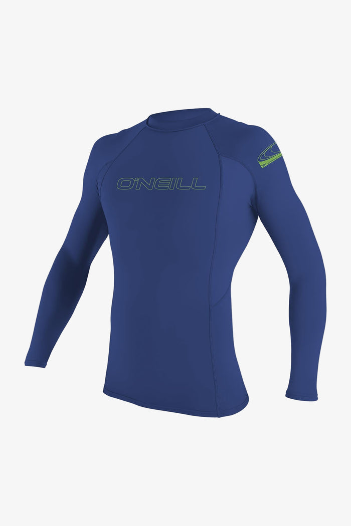 Youth Basic Skins 50+ L/S Rash Guard - Pacific | O'Neill