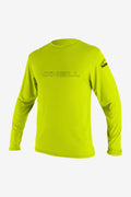 Youth Basic Skins 50+ L/S Sun Shirt - Lime | O'Neill