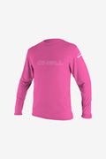 Youth Basic Skins 50+ L/S Sun Shirt - Fox Pink | O'Neill