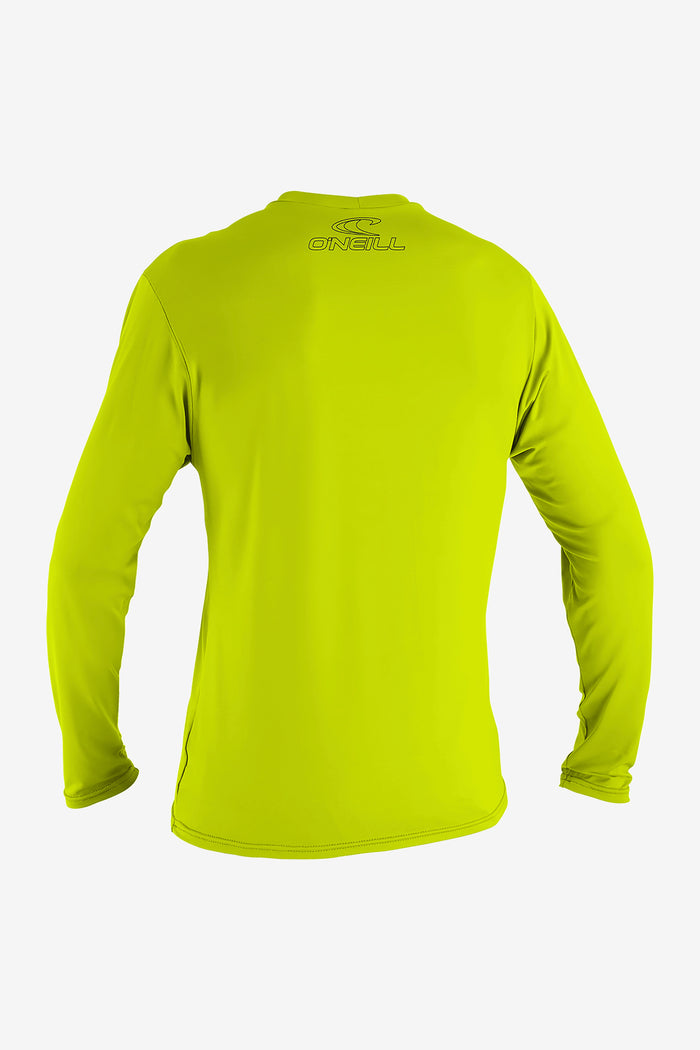 Youth Basic Skins 50+ L/S Sun Shirt - Lime | O'Neill