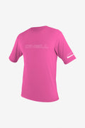 Youth Basic Skins 50+ S/S Sun Shirt - Fox Pink | O'Neill